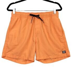 Billabong Men’s Drawstring Elastic Waist Slash Pocket Lightweight Shorts Small